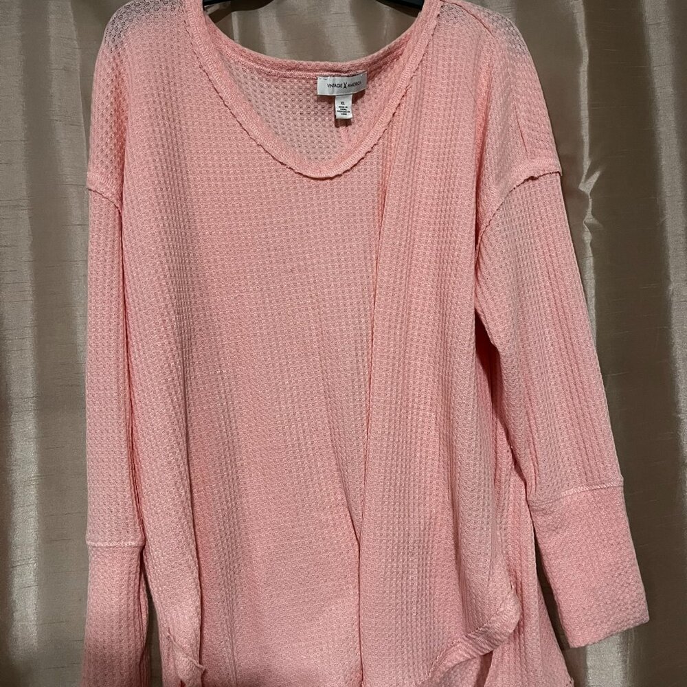 Light Pink Long Sleeve Top
